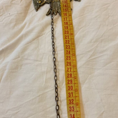 Bronze Bell with Double-Headed Eagle & Vergina Ashtray, plus Horseshoe and Komboloi