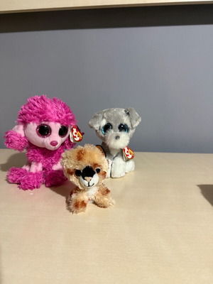 TY Beanie Boos plush dogs like new