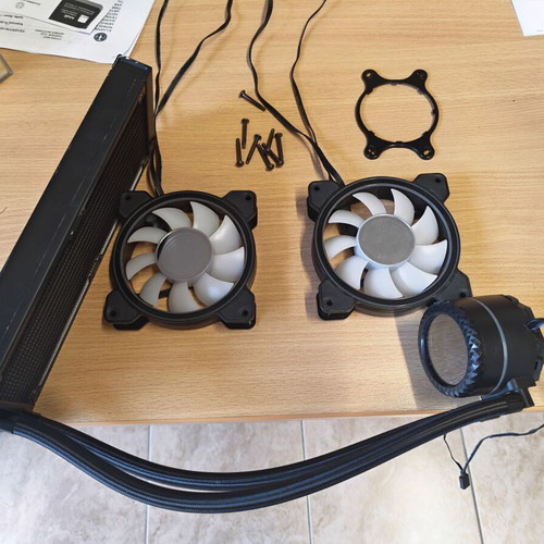 Water Cooling System like new without backplate and screws