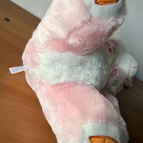 Anico International pink plush bunny stuffed animal