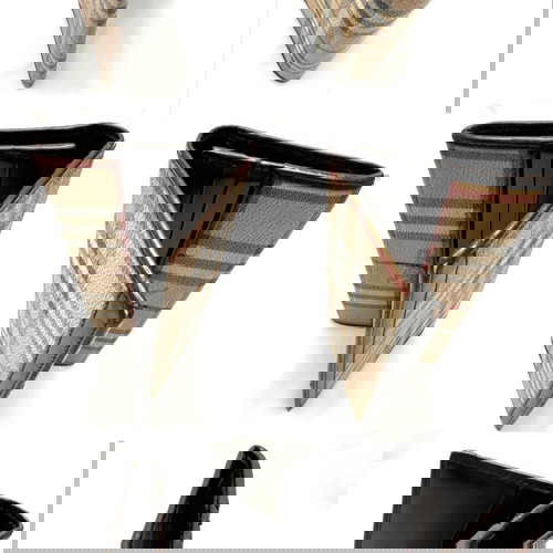 Портфейл Burberry от плат с капак употребяван, класически десен бежов и кафяв