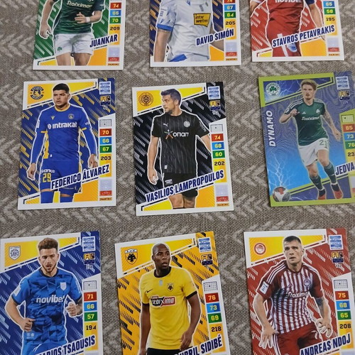 Panini 2023 used stickers with box