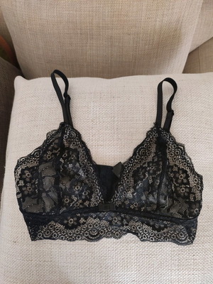 Primark lace bra size L new, black lace
