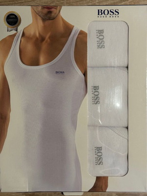 Boss Original Men’s Tank Top New, White
