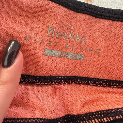 Bershka Start Moving gym sports leggings black, like new, size S