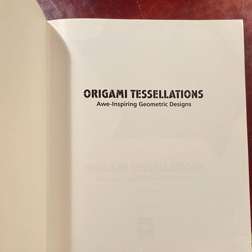 Origami Tesselations Eric Gjerde like new, English