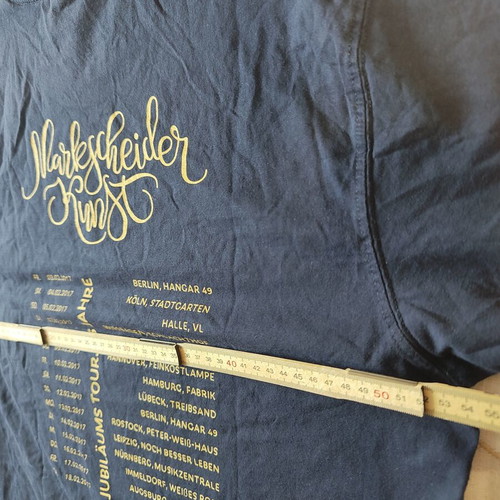 Markscheider Kunst 25 Years Anniversary Tour T-shirt size L like new