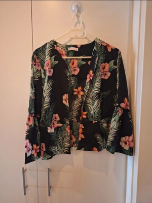 Cardigan colorful, like new, size S/M without buttons