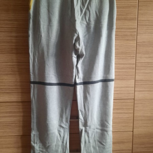 Sweatpants medium used, gray and yellow