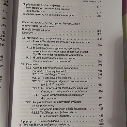 Summary Principles and Applications of Microeconomic Analysis for Business Management used