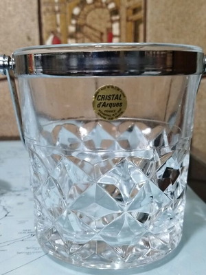 Σετ κρυστάλλινων ποτηριών και παγοθήκη Cristal d'Arques καινούργιο
