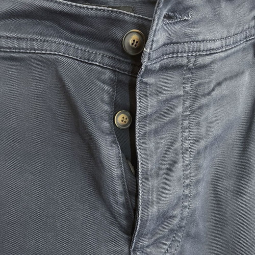 Bershka Pant 00s used, blue, good condition with small hole