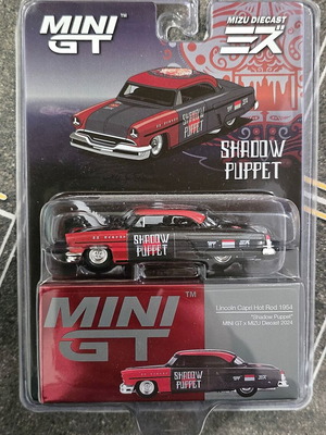 Minigt Lincoln Capri Hot Rod Shadow Puppet 1954 καινούργιο, blister 1/64