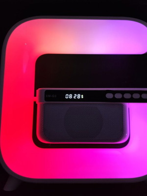 Ασύρματο ηχείο Bluetooth XM-G3 καινούργιο με ξυπνητήρι, ασύρματη φόρτιση και LED RGB