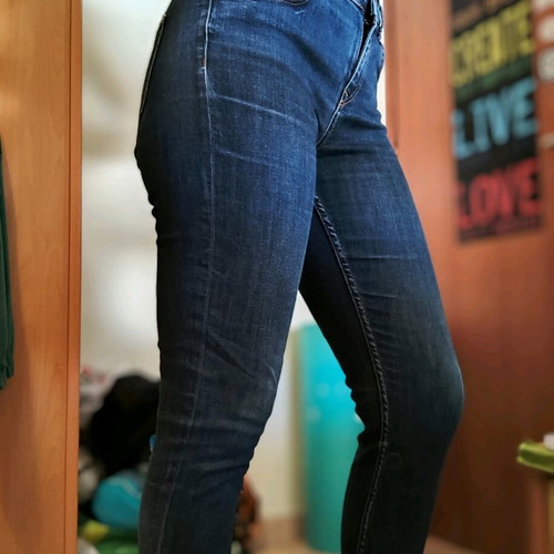 Zara jeans like new, size 38, blue, slim fit
