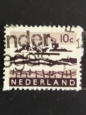 Γραμματόσημο Netherlands 1963 10c Dredging Ship μεταχειρισμένο