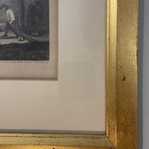 La Récréation Flamande 1774 chalcography by D. Teniers