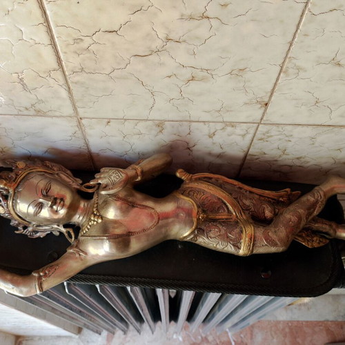 Tara bronze statue like new, large over 50cm