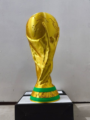 Κύπελλο Παγκοσμίου Κυπέλλου FIFA 3D printed, πραγματικό μέγεθος 37 εκ.