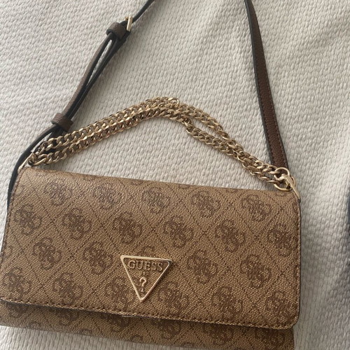 Guess crossbody bag brown like new