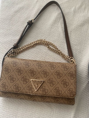 Guess crossbody bag brown like new