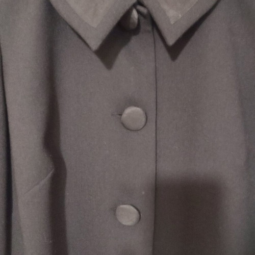 Wool jacket new, unused Lucifair black, thin fabric, size 7XL