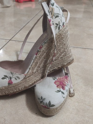 The Workshop women's summer platform espadrilles used, size 39