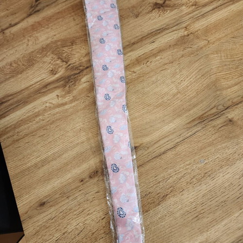 Pink patterned medallion silk tie by Boggi Milano new