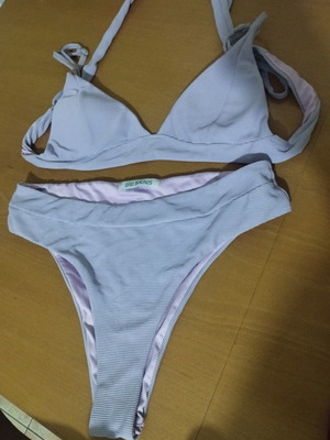 Swimsuit used, lilac color, size M/L