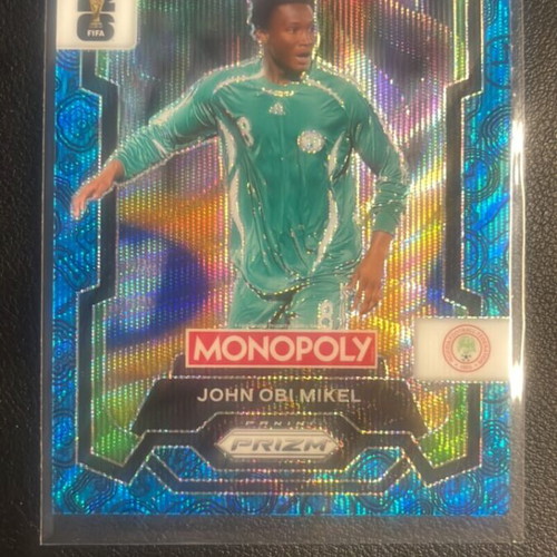 John Obi Mikel Panini Monopoly Prizm football card