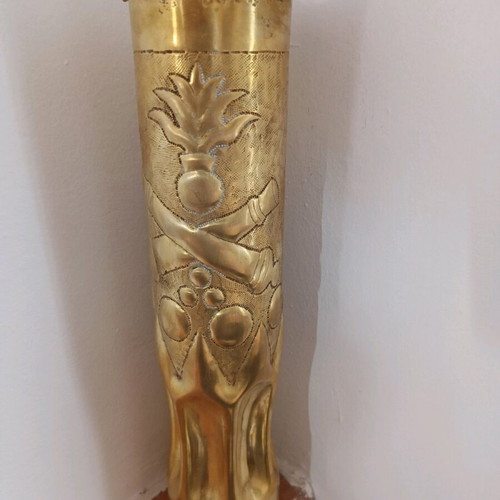 Brass German World War I Shell Casing like new
