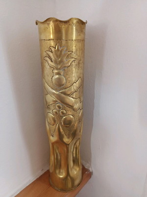 Brass German World War I Shell Casing like new
