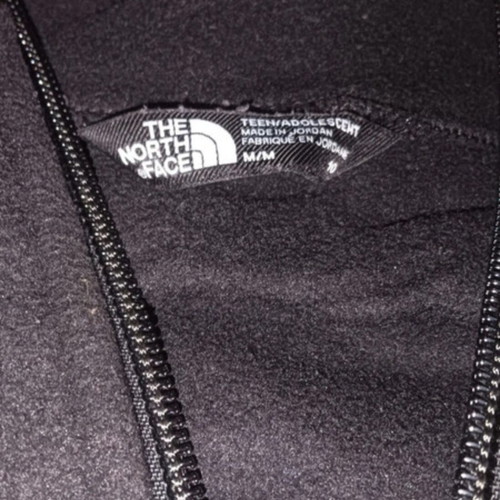 The North Face fleece quarter zip like new, black