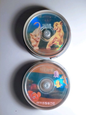 DVD-R θεματικά άγραφα με σχέδια Disney, σαν καινούργια