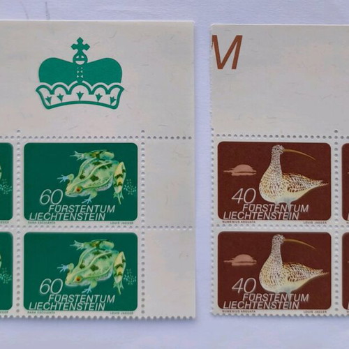 Liechtenstein Nature Stamps Complete Set New