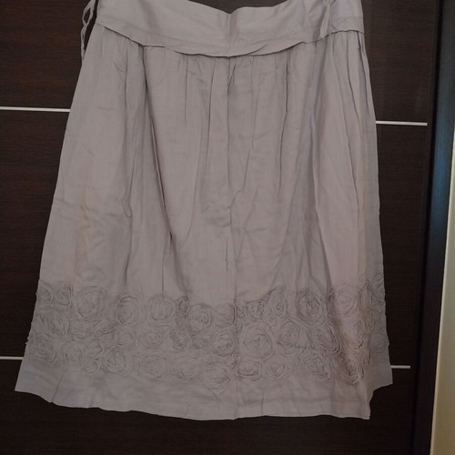 Skirt with flowers like new, size XXL