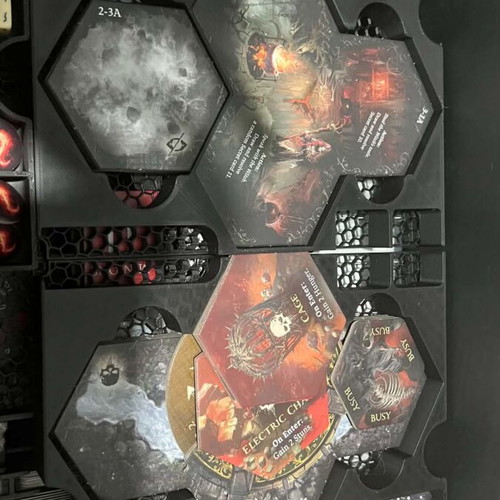 Grimcoven 3D printed insert for board game standees edition