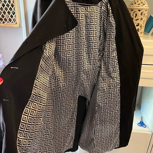 Artisti Italiani trench coat size S used, black