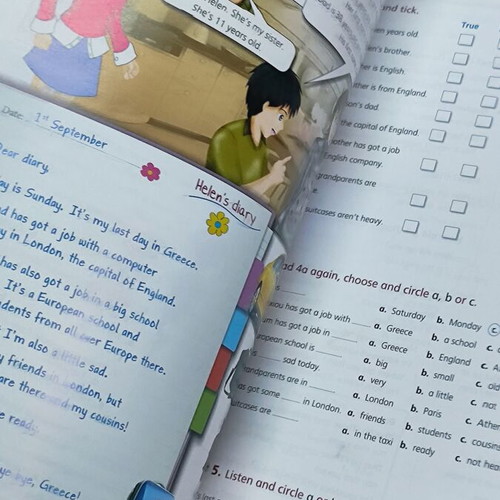 Quick Steps 1 Super Course Student Book like new, English