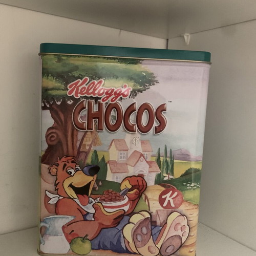 Kellogg's Chocos Vintage Metal Box like new, 90s collectible