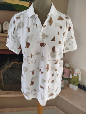 Men's T-shirt A.S. 98 like new, beige, size L