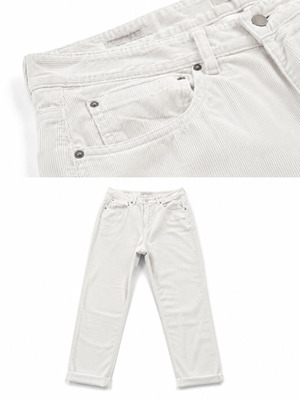 Zara white corduroy pants like new, size L 40 12