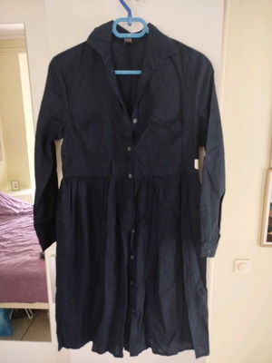 Esmara dress with 3/4 sleeves, like new, navy blue