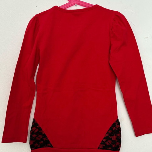 Greek fashion dress red, like new, size 110 cm for age 5