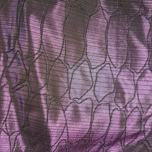 Alyce designs purple and black skirt with elegant pattern