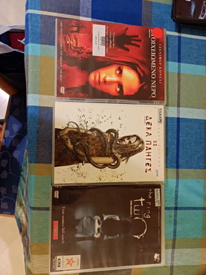 Horror DVD movies used, set of 3 with subtitles