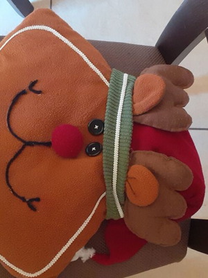 Christmas pillow Reindeer like new