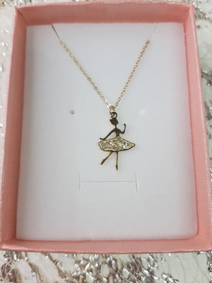BALLET DANCER NECKLACE MADE OF STAINLESS STEEL