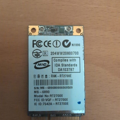 PCIe Mini Card Network Adapter like new