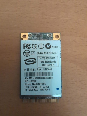 PCIe Mini Card Network Adapter like new